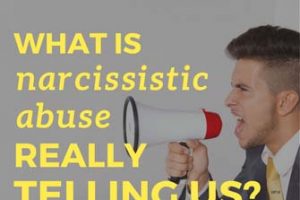 What Is Narcissistic Abuse Really Telling Us? Man yelling into megaphone